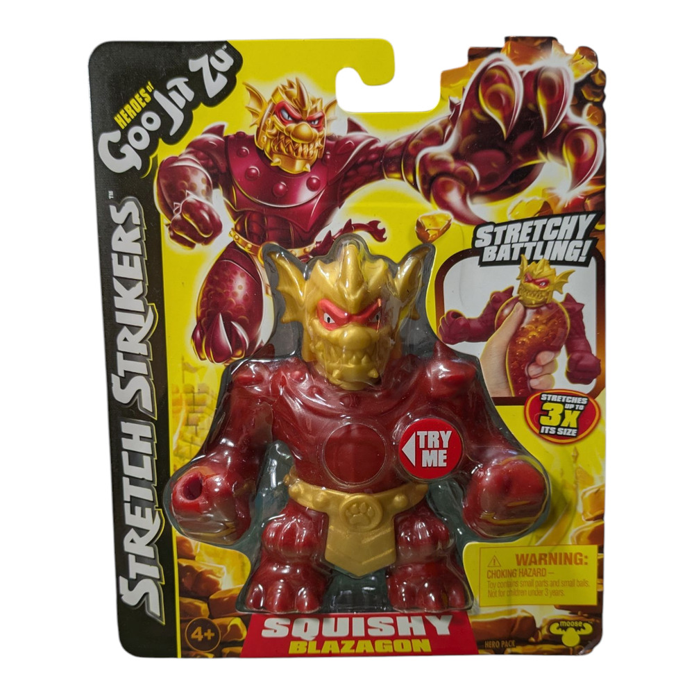 Heroes of Goo Jit Zu - Stretch Strikers Blazagon Action Figure -New in Package